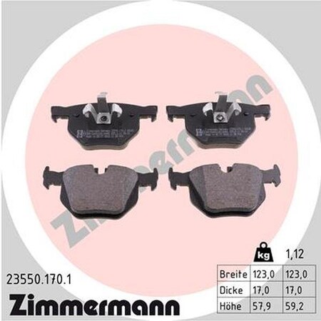 Brake Pad Set,235501701